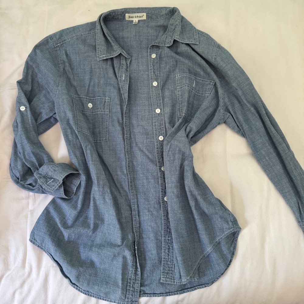 Blue Button Down Shirt